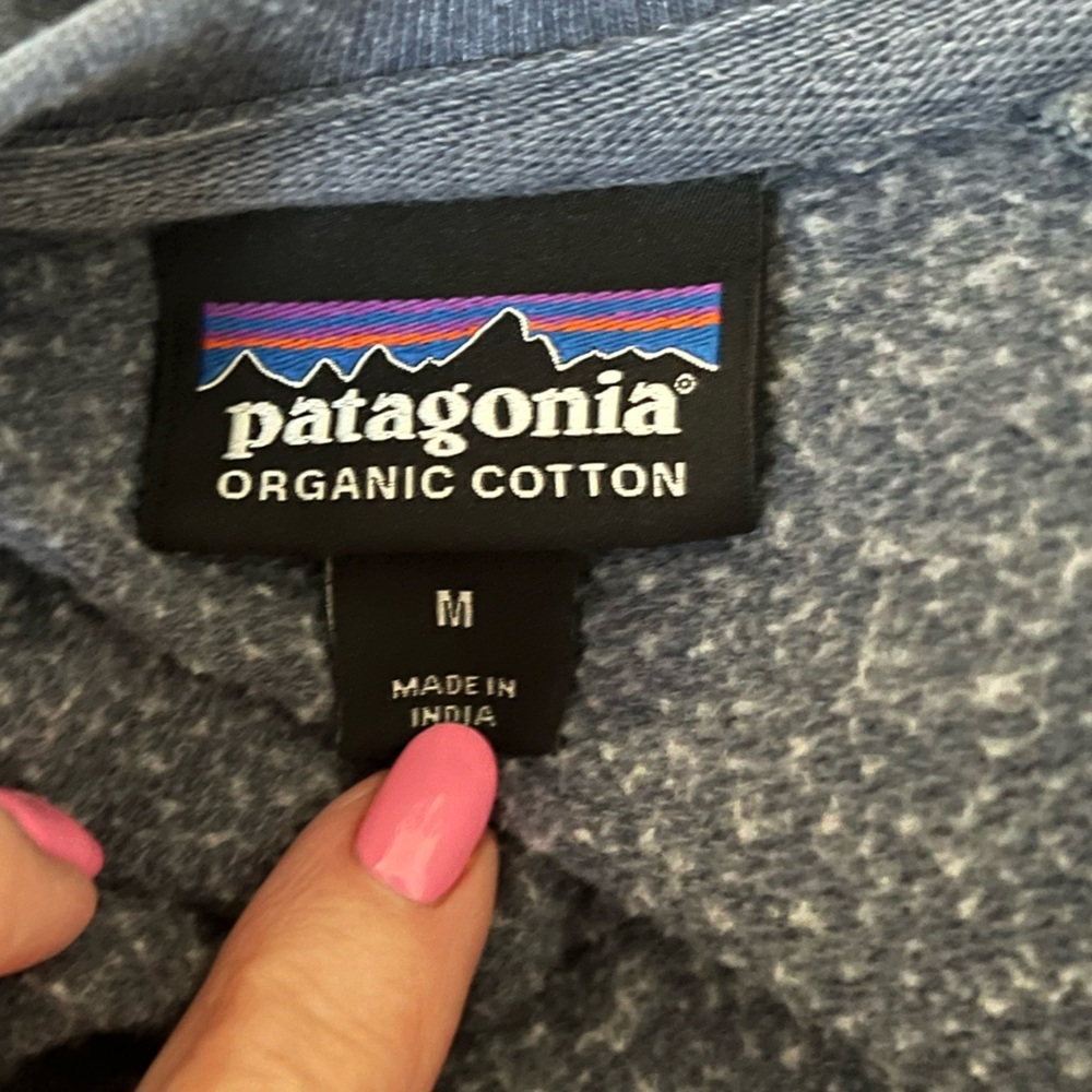 Patagonia Men's Tide Ride Lightweight Crew Sweatshirt in a dark grey/blue Med - Picture 4 of 5